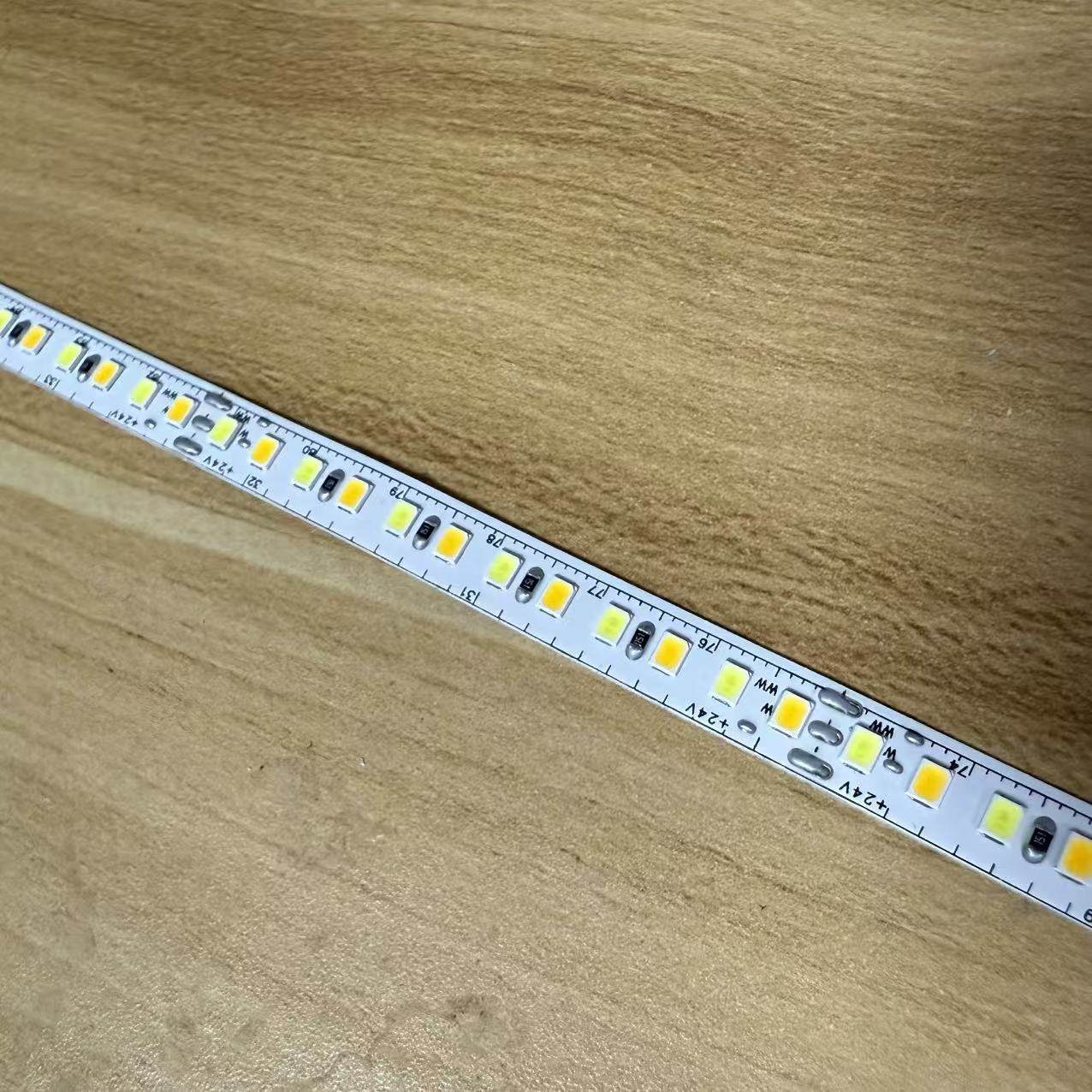 led低压贴片灯带24V2835高亮护眼192灯三色变光双色温灯条8mm,淘宝优惠券,粉丝福利购,淘宝优惠卷