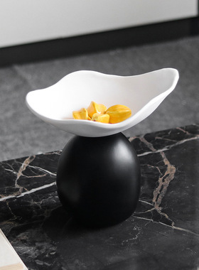现代极简艺术树脂果盘收纳摆件