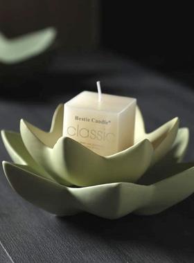 几何枫叶陶瓷收纳托盘装饰果盘