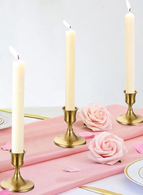 欧式复古金属2.2CM口径蜡烛烛台