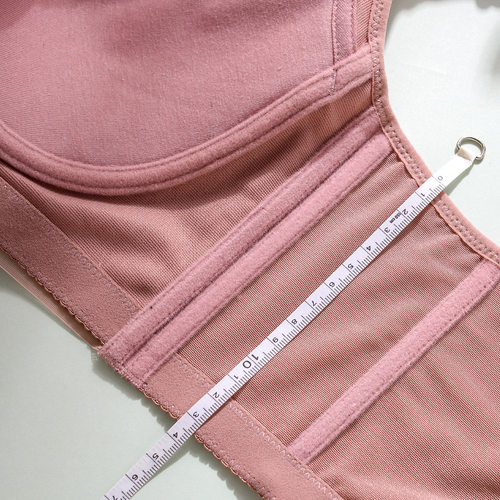 有钢圈五排扣薄杯大码内衣女胖mm收副乳上托防下垂大胸文胸285款 - 图2