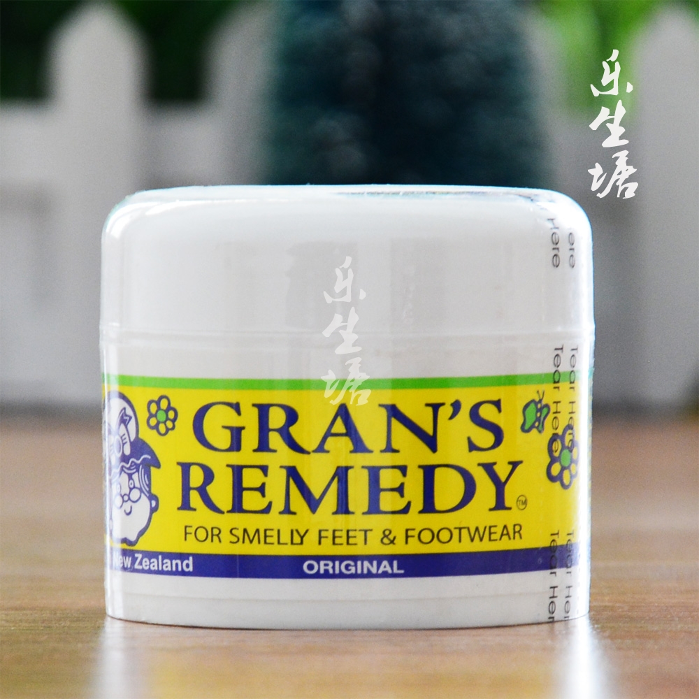 新西兰进口Gran's remedy老奶奶臭脚粉除鞋臭去脚汗脚臭粉50g-图2