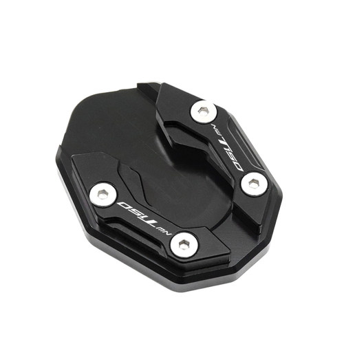 适用五羊本田NWT150改装配件侧踢垫边撑加大座小脚架加宽垫 - 图3