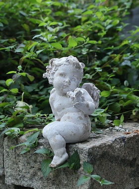 复古天使别墅庭院装饰摆件雕塑