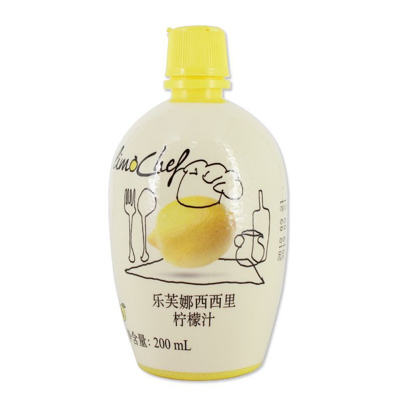 意大利 宝蓝吉金桔柠檬汁125ml 乐芙娜西西里浓缩柠檬汁200ml - 图3