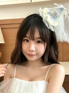 韩系小清新格纹蝴蝶结网纱生日帽发夹心百搭拍照装饰发卡头饰