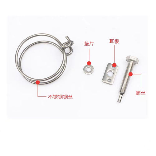 304/201不锈钢钢丝箍双钢丝喉箍强力箍橡胶管卡箍油管水抱箍管箍 - 图0