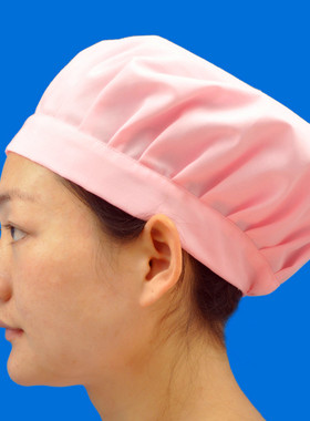 纺织白帽子男女订做涤棉透气帽子