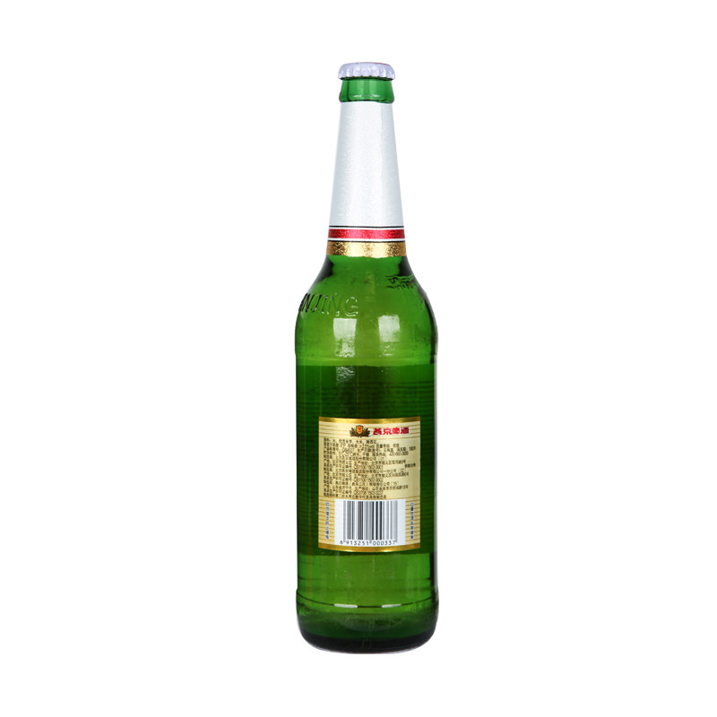 8度燕京清爽啤酒580ml/瓶