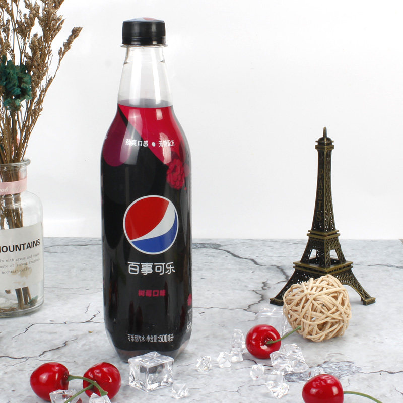百事可乐无糖树莓口味 500ml/瓶