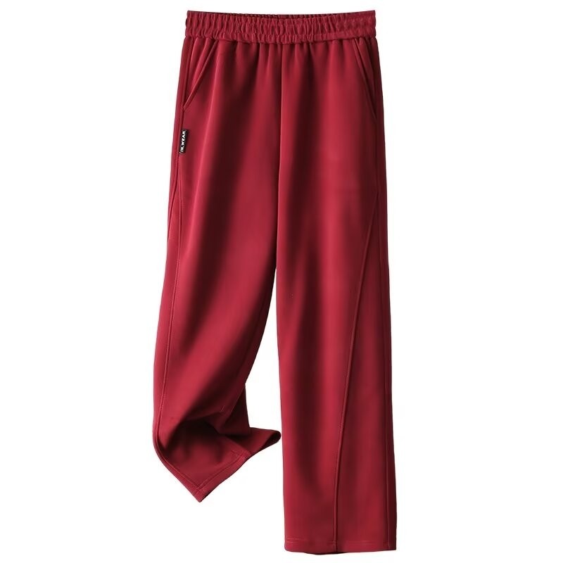 松紧腰运动休闲裤女秋装新款大码胖mm宽松显瘦直筒卫裤阔腿香蕉裤,淘宝优惠券,粉丝福利购,淘宝优惠卷