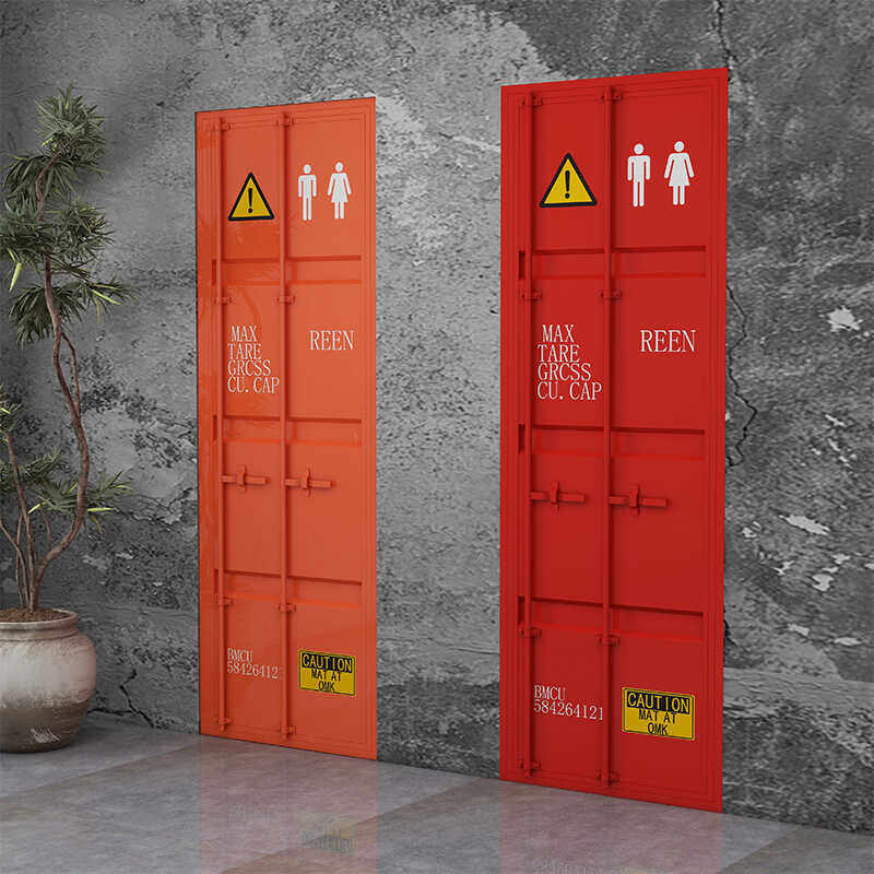 工业风铁艺集装箱门餐厅洗手间酒吧仓库厕所卫生间储物包厢间大门,淘宝优惠券,粉丝福利购,淘宝优惠卷