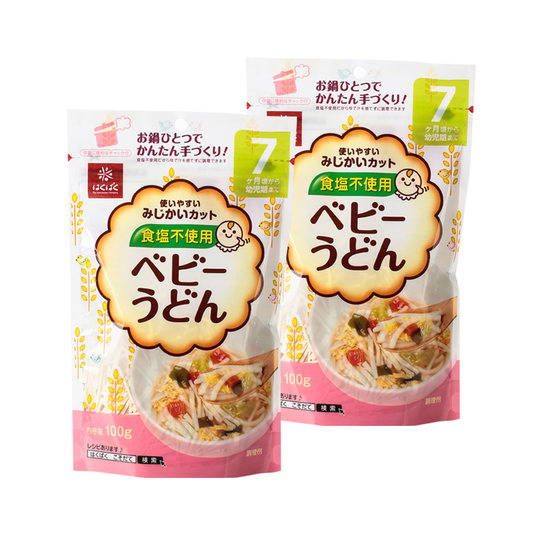 【2包装】hakubaku黄金大地日本宝宝碎乌冬面条非辅食婴童月包邮