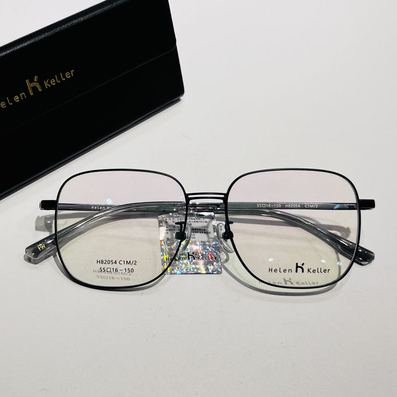 【王一博同款】海伦凯勒眼镜框近视女有度数眼镜框大框男潮82054 - 图3