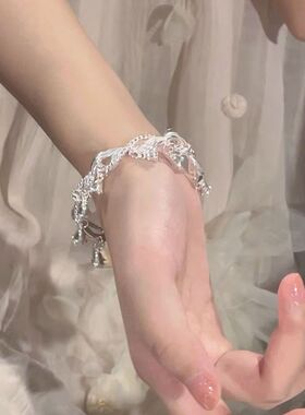 铃兰舞曲~新中式铃兰花缠绕手镯春夏高级感冷门手镯不撞款手饰