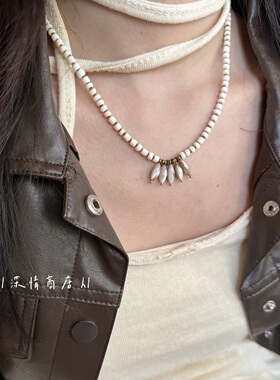 2025新款美拉德复古毛衣链