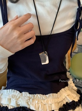 2025新款银色爱心吊坠项链