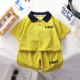 ເສື້ອ POLO ເດັກນ້ອຍ 2 ສິ້ນ summer waffle suit