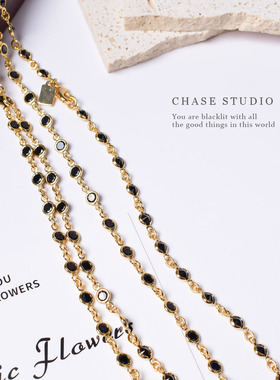 百搭加长双圈项链时尚轻奢女士