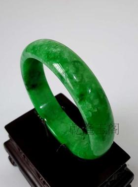 缅甸a货冰种玉器证书翡翠手镯