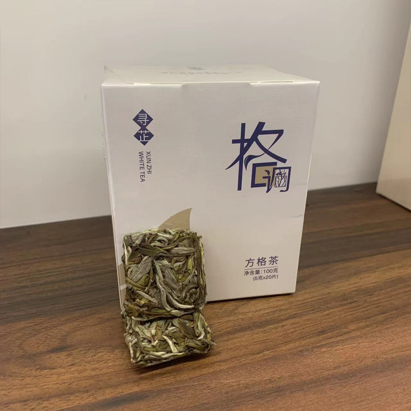 【20瑞雪】花香白牡丹小方块福鼎白茶管阳镇高山方便携带100g - 图3