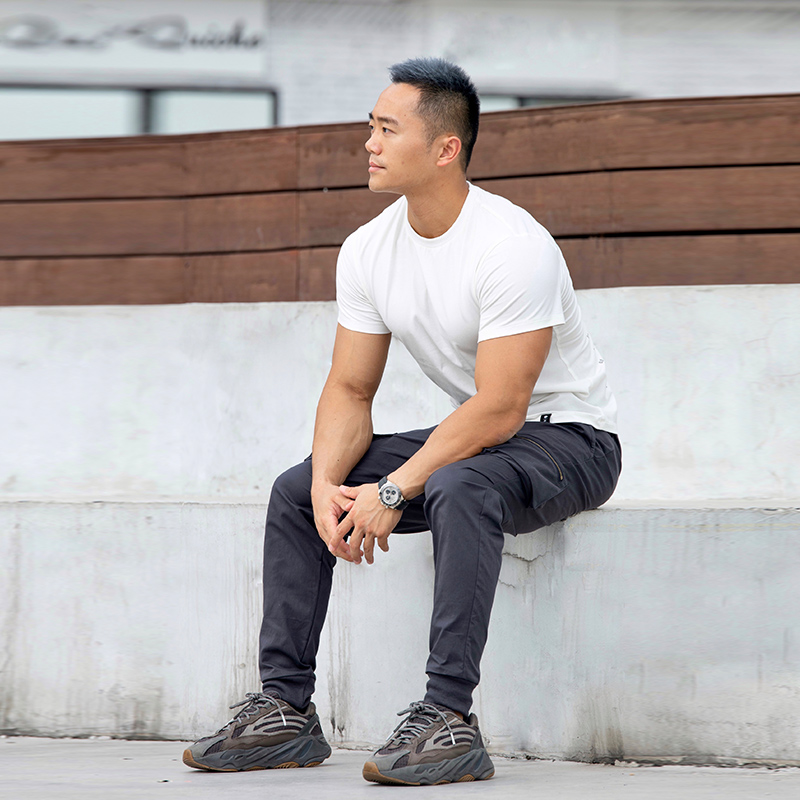 EVENSO Vigour中腰束脚工装裤 透气舒适耐磨运动裤收口潮流休闲裤 - 图1