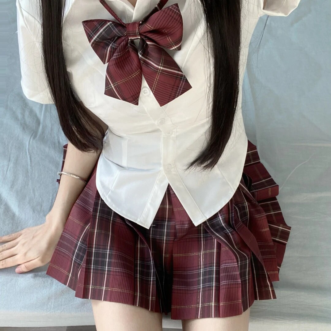 妙氏jk制服套装正版原创格裙