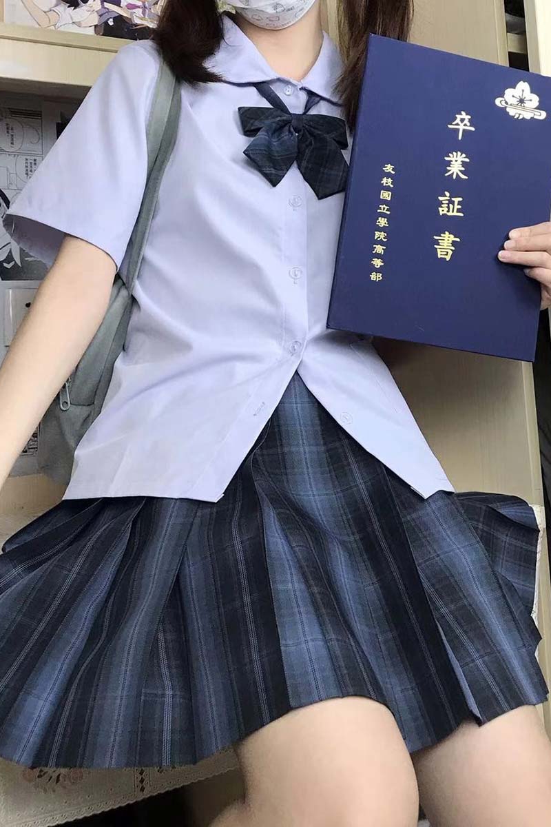 雾池高校jk格裙正版原创裙子女新款2022年小个子百褶裙女夏季高腰