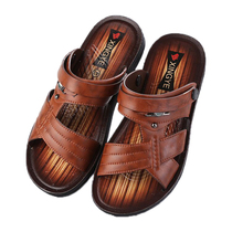 2023 Summer new two wearing mens sandals casual outdoor non-slip abrasion resistant Vietnamese beach breathable driving slippers