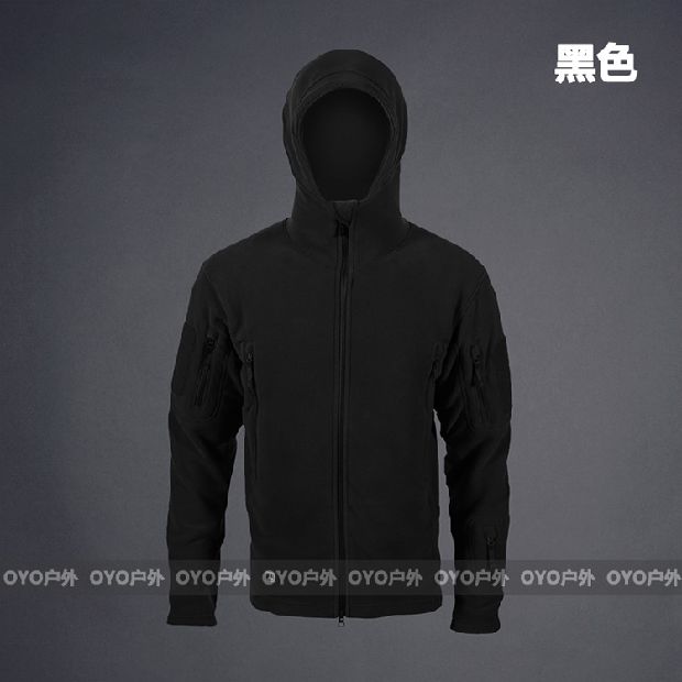 TAD男款Ranger Hoodie游骑兵带帽防风厚抓绒衣美国进口Polartec-图2