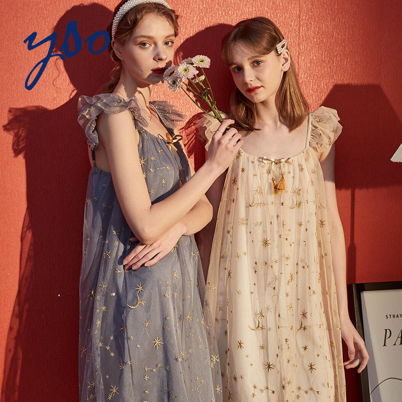 yso夏吊带性感可爱蕾丝夏季睡裙 yso睡裙