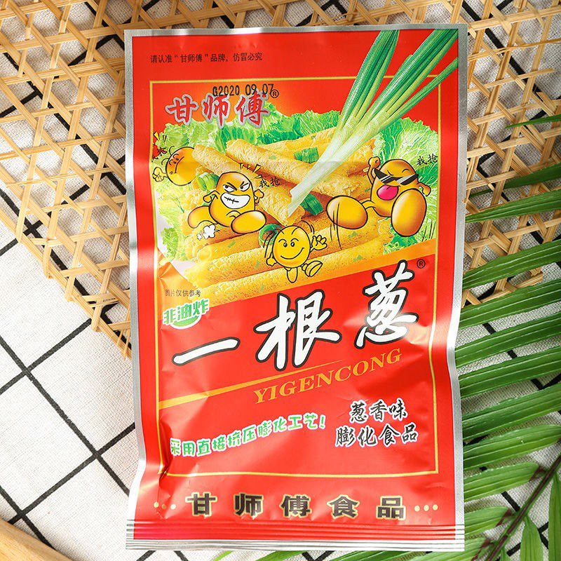 甘师傅一根葱8090后怀旧葱香味膨化薯条零食小吃休闲食品儿时童年 - 图3