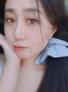 吾庄韩系纯棉蓝紫大号四角发圈