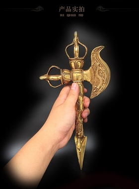 纯铜摆件金刚杵装饰品