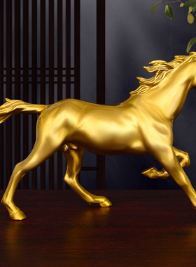 铜马摆件千里马到成功工艺品摆件