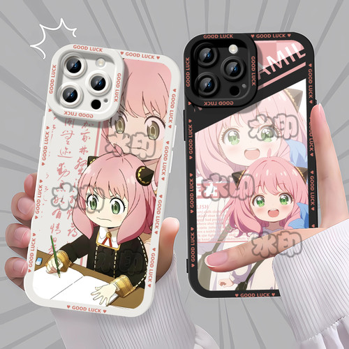 间谍过家家阿尼亚动漫手机壳适用苹果16新款Y200IVIVOY53S15IQOOZ9TURBO红米NOTE14K7017AIR111加ACE5华为NOV - 图1