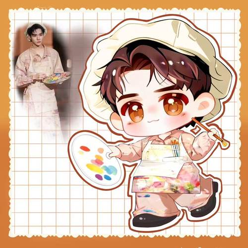 Q版人物手绘头像定制明星周边卡通人物画像QQ人物料动漫形象代画 - 图1