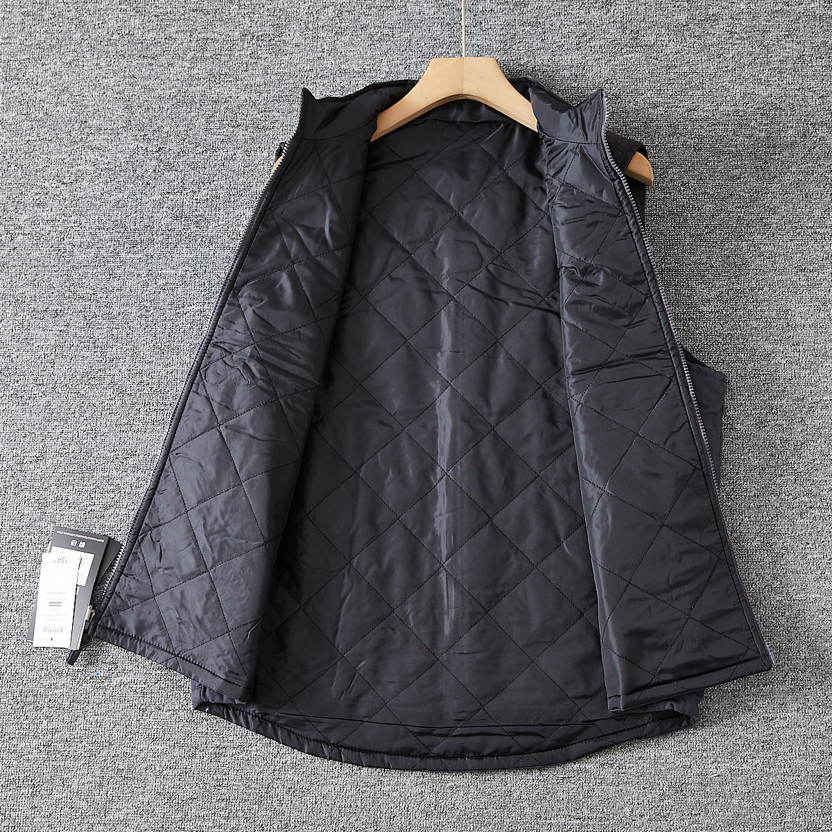 内里夹棉！麂皮绒拼接！外贸男士立领休闲百搭保暖马甲背心外套冬,淘宝优惠券,粉丝福利购,淘宝优惠卷