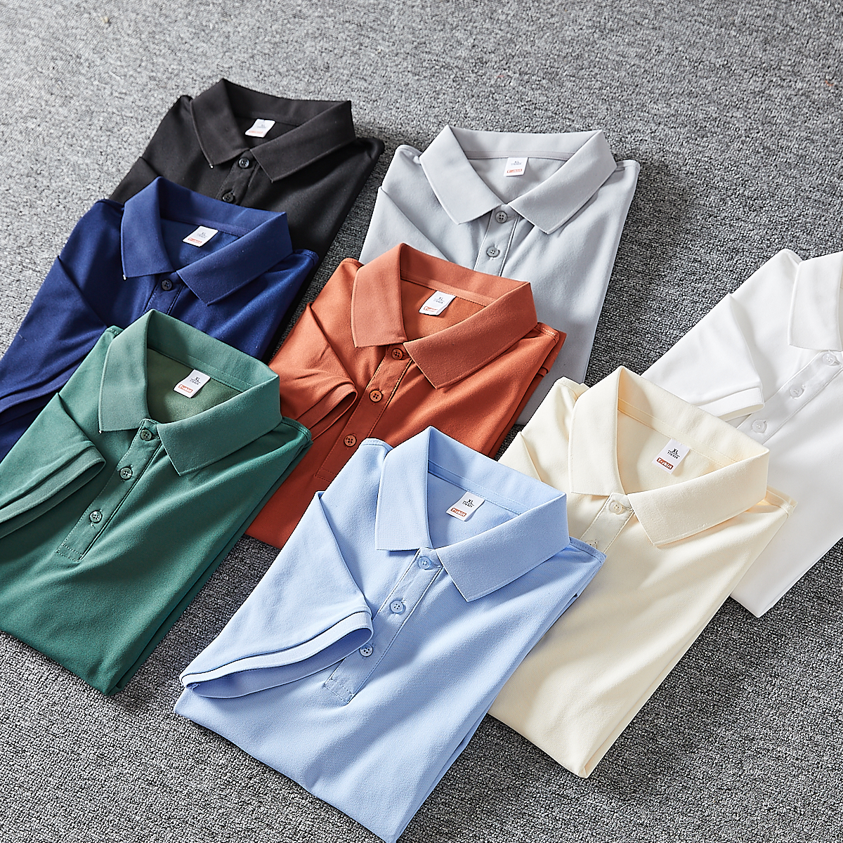 超值性价比！男装2024夏新款纯色基础百搭休闲短袖polo衫男T恤
