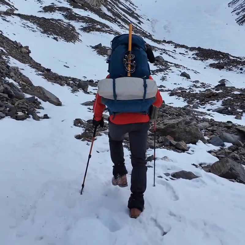 拓路者雪鹰硬壳冲锋裤男款eVent防水防风骑行裤户外徒步登山裤子 - 图1