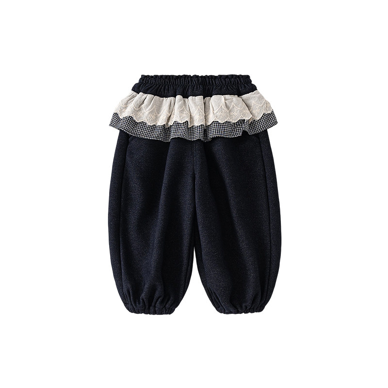 YouHua尤画【荷叶裤】冬季女童加绒加厚水洗巨软带屁帘休闲裤2183,淘宝优惠券,粉丝福利购,淘宝优惠卷