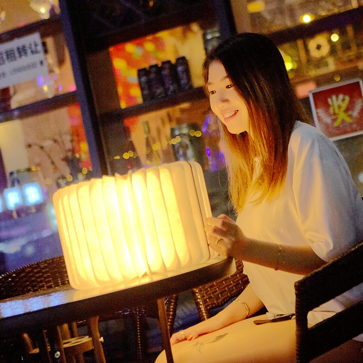 Creative small LED lantern for bed, night light, Birthday gift