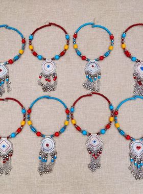 独特民族风女款旅拍项链头链