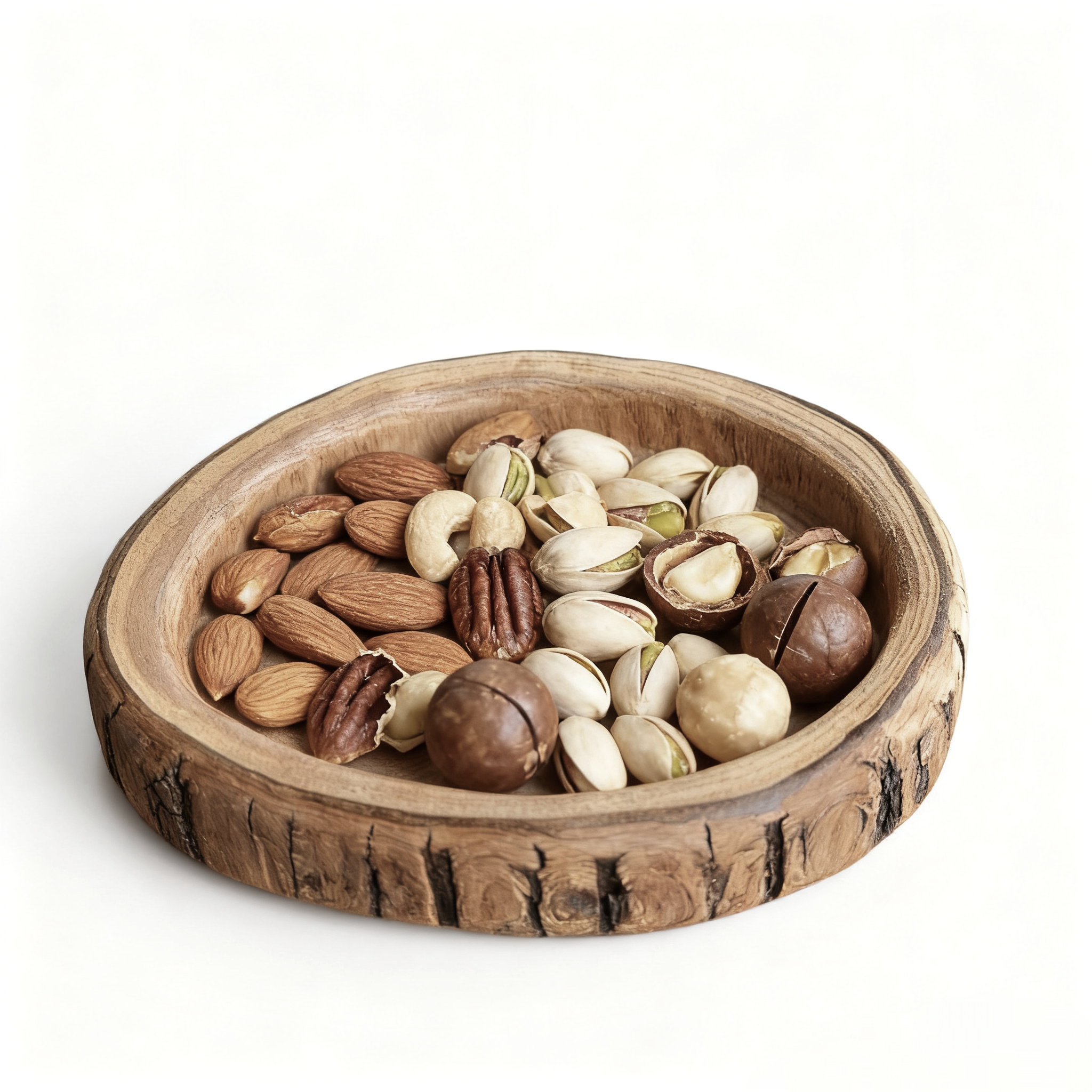 侘寂风原木果盘实木拖盘木质圆形茶盘木头碟子坚果盆小零食点心盘,淘宝优惠券,粉丝福利购,淘宝优惠卷