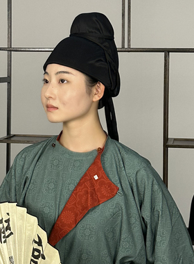 唐制幞头汉服圆领袍发冠李白帽子