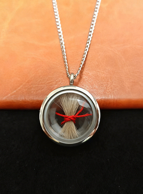 暖心相盒宝宝胎毛照片吊坠