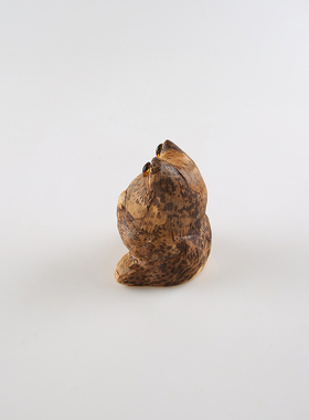 竹子小熊摆件手工竹编可爱动物