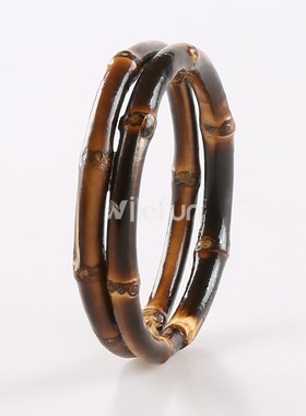 竹节手环竹根手串竹报平安转运手饰品成双成对男女情侣手镯竹木藤