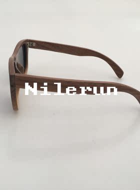 红檀木框遮阳镜 全木框偏光太阳镜