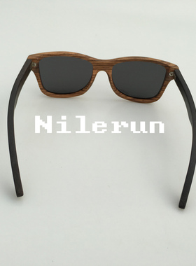 墨镜女士实木黑色太阳镜